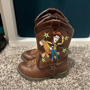 Toy Story Woody Toddler Boots sz 6 - Disney Pixar purchased at Target